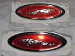 Jaguar XK8 Xkr Nos Leaper Wing Motif Rh/lh Badge/emblem - HJD5770AA/HJD5771AA. Fixed Price $203.10.