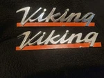 1960 1961 Chevy Truck Viking Hood Side Emblems Name Plates Original Gm. Fixed Price $125.00.