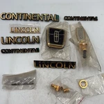 Lincoln Continental Full Oem Emblem Badge Logo Trim Lot Gold Black Vintage Nos. Fixed Price $426.55.