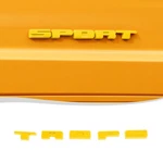 For Bronco Sport Rear Tailgate Emblem Trim Cover Abs Yellow. Fixed Price $11.27.