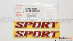 Toyota RAV4 2008-2012 Sport Red Door Emblem Set Of Genuine PT413-42080. Fixed Price $72.59.