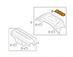 New Audi Q5 8R Engine Cover Ring Emblem 4H0103940B 4H0-103-940-B. Fixed Price $81.91.