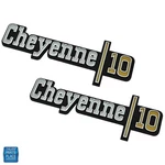 1973-1974 Gm Chevy Cheyenne 10 1/2 Ton Truck Front Fender Emblem 328854 Pr. Fixed Price $174.99.
