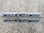 Datsun 240Z Fender Badges New Nissan S30 Fairlady 63805-E4601. Fixed Price $129.33.