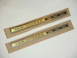 1965 Chrysler New Yorker Quarter Panel Emblem Name Pair. Fixed Price $395.00.