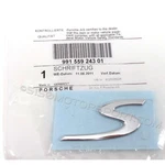 Genuine Porsche 911 "s" Chrome Emblem Logo For Carrera / 4S 99155924301. Fixed Price $59.95.