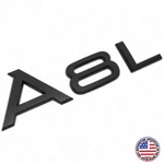 Audi Matte Black Rear Letter Nameplate Trunk Emblem Badge Sport Sline. Fixed Price $17.99.
