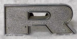 Original 73-77?FORD F100 F150 Truck Letter R,hood Emblem TRIM,D3TB-8A342-CA,NUTS. Fixed Price $14.98.