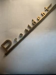 Studebaker President Script Emblem Pn 308911. Fixed Price $20.00.