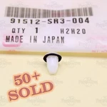 91512-SR3-004 Genuine Honda Acura Emblem Clip Tubular Accord Crx Integra Mdx Rdx. Fixed Price $14.12.