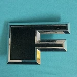 Ford Tractor Grill Letter "f" C5NN16606E Chrome With Black Paint. Fixed Price $24.94.