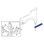 Honda 75729TXMA01 Front Left Fender Emblem. Fixed Price $69.00.