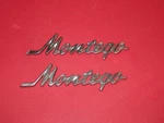 1972-1976 Montego Hardtop Mx Gt Brougham Wagon Emblems Pair D2GB-16098-A. Fixed Price $20.00.