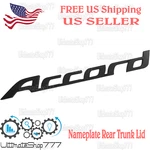 Matte Black Rear Trunk Emblem Accord Lettering Badge Honda 2008-2017 Nameplate. Fixed Price $19.86.