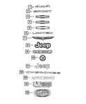 Genuine Mopar Nameplate 68279613AA. Fixed Price $42.77.
