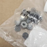 74-75 C3 Corvette Rear Emblem Script Letter Mount Kit Set Acorn Nuts. Fixed Price $20.00.