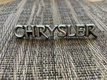 1970S 1980S Chrysler Script Trunk Deck Lid Emblem Badge Ornament (01-161). Fixed Price $16.00.