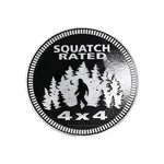 Dogs Badge Rated Car Emblem, 4 X 3D Metal Decals Squatch 2. Fixed Price $6.68.
