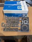 Nos Gm 1975 - 1980 Front Fender "custom Deluxe 10" Emblem Set Squarebody 349682. Fixed Price $315.00.