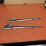 1958 Chevrolet Impala Bel Air Fender Top Spears Chrome Original Set Of 2. Fixed Price $50.00.