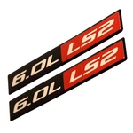 Pair Of Emblem Decal Sticker 6.0L- LS2. Fixed Price $23.99.