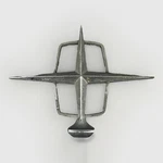 Vintage 1960'S Lincoln Continental Hood Emblem. Fixed Price $34.99.