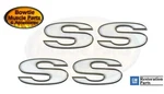 1967 Camaro "ss" Emblems For Both Fenders. Fixed Price $39.99.