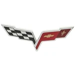 Oem New Front Bumper Cross Flags Emblem Badge 05-08 Chevrolet Corvette 10370895. Fixed Price $118.31.