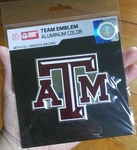 New Sealed Ncaa Texas A&m Aggies Logo Nos Car Truck Laptop Team Emblem. Fixed Price $12.91.