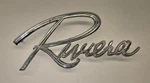 1963-65 Buick "riviera" Fender Or Trunk Emblem (part #87-91137). Fixed Price $19.95.