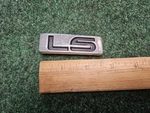 Vintage Ford "ls" Chrome Black Emblem Oem F8DB16702 Unknown Make Model 5M7. Fixed Price $17.99.