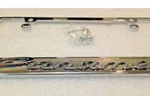 Oem Porsche Panamera Chrome Stainless Steel License Plate Frame + Screws Caps. Fixed Price $89.96.