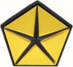 1967-72 Chrysler Plymouth Dodge Mopar Pentastar Front Fender Emblem Gold Rh. Fixed Price $22.50.
