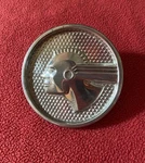 Pontiac Quarter Panel Indian Chief Medallion Driver (a) Backing And Stud Solid. Fixed Price $79.50.