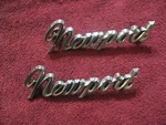 Chrysler Newport Fender Emblems Pr 2605362 1966. Fixed Price $22.66.