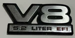 Oem 1991 - 1996 Dodge Dakota V8 5.2L Efi Fender Nameplate Emblem Badge Logo. Fixed Price $15.00.