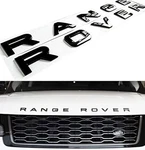 Aftermarket Range - Rover Replacement Gloss Black Tailgate Rear Badge Emblem. Fixed Price $79.99.