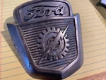 Vintage 1950S Ford Truck Hood Emblem Badge Ornament No 2 BAAA-16637-A Hot Rod. Fixed Price $50.00.