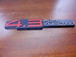Chevy Blazer 4.3 Fuel Injection Emblem. Fixed Price $39.90.