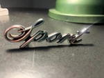 1972 Ford Torino Sport Emblem. Fixed Price $35.00.