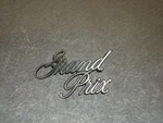 Oem Gm Emblem Script 490260 Pontiac Grand Prix 1970'S. Fixed Price $17.50.