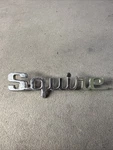 Ford Squire Emblem Badge Metal Part # D22B-7342528-AA. Fixed Price $21.24.