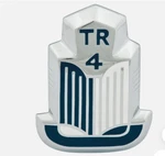 Bonnet Badge Triumph TR4 Shield White & Blue Quality 705950. Fixed Price $80.72.