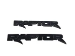 Oem 2021-2025 Ford Raptor Front Hood Scoop 7.5" Left & Right Emblem Black Gray. Fixed Price $99.99.