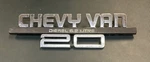 80S 90S Chevy Chevrolet Van G20 Diesel Emblem Badge Nameplate 14060364. Fixed Price $34.99.