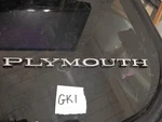 Vintage 1968 69 Plymouth Hood / Trunk Lid Emblem Oem 3445250. Fixed Price $39.99.