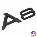 Audi A8 Matte Black Rear Letter Tail Nameplate Trunk Emblem Badge Sport Sline. Fixed Price $15.99.