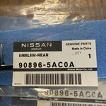 Genuine Nissan Nameplate 90896-5AC0A 2015-25 Murano Rogue Sport "sl" Rear Badge. Fixed Price $69.99.