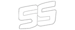 Genuine Gm Quarter Panel Ss Emblem 10404076. Fixed Price $40.42.