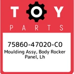 75860-47020-C0 Toyota Moulding Assy, Body Rocker Panel, Lh 7586047020C0, New Gen. Fixed Price $612.98.